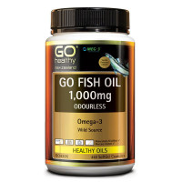 GO Healthy GO Fish Oil Odourless 1000mg 440 Capsules
